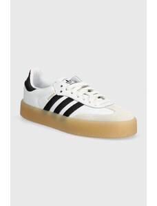 Δερμάτινα αθλητικά παπούτσια adidas Originals Sambae W χρώμα: άσπρο, IG5744