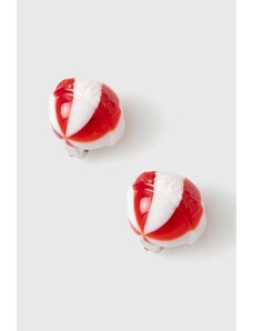 Κλιπ Fiorucci Red And White Mini Lollipop Earrings U01FPAJE145PT01RD02