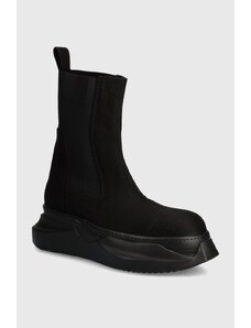 Μπότες τσέλσι Rick Owens Woven Boots Beatle Abstract χρώμα: μαύρο, DU01D1846.NDK.99