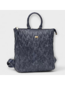 Fragola Minimal backpack με puffy γαζιά FE156 Μπλε