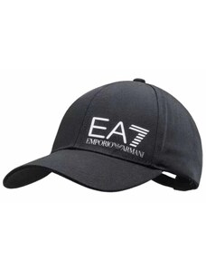 EA7 Emporio Armani Καπέλο μπλε σκούρο βαμβακερό