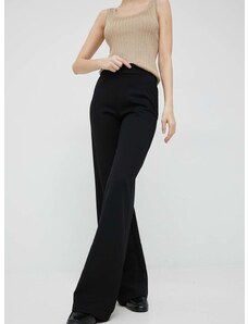 Παντελόνι DKNY χρώμα: μαύρο