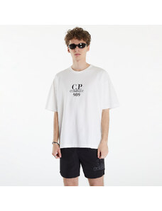 Ανδρικά μπλουζάκια C.P. Company Short SleeveT-Shirt Gauze White