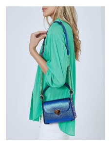 Celestino Μεταλλιζέ τσάντα με καρδιά μπλε ελεκτρικ για Γυναίκα