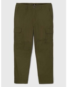 Βαμβακερό παντελόνι Dickies χρώμα πράσινο DK0A4XDUBLK