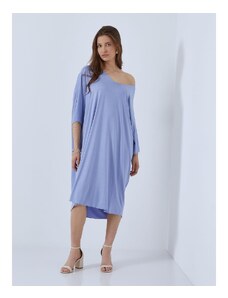 Celestino Midi φόρεμα με v λαιμόκοψη γαλαζιο για Γυναίκα