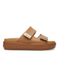 CROCS Brooklyn Luxe Sandal - Tan/Tan