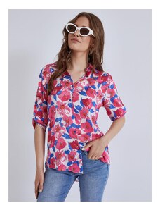 Celestino Floral πουκάμισο φουξια για Γυναίκα
