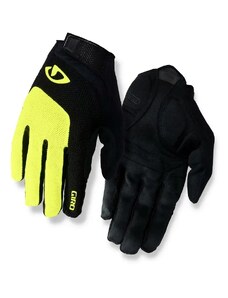 Μακριά γάντια ποδηλασίας δακτύλων GIRO Bravo LF μαύρο-κίτρινο, M