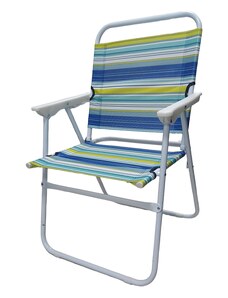 OEM Πτυσσόμενη καρέκλα παραλίας - 1219-1 - 100069 - Blue/Yellow