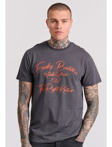 FUNKY BUDDHA T-shirt με branded retro τύπωμα