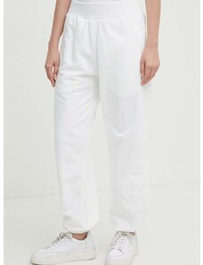 Παντελόνι φόρμας Calvin Klein Jeans χρώμα: άσπρο, J20J223273