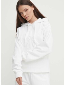Μπλούζα Calvin Klein Jeans χρώμα: άσπρο, με κουκούλα, J20J223091