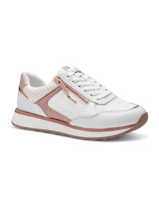 Tamaris White/Rose Gold Γυναικεία Ανατομικά Sneakers Λευκά (1-23755-42 119)