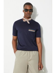 Βαμβακερό μπλουζάκι Paul Smith ανδρικό, χρώμα: ναυτικό μπλε, M1R-306U-H00088