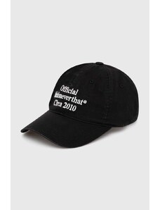 Βαμβακερό καπέλο του μπέιζμπολ thisisneverthat Times Cap χρώμα: μαύρο, TN240WHWBC04