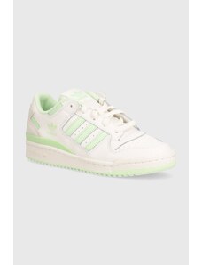 Δερμάτινα αθλητικά παπούτσια adidas Originals Forum Low CL W χρώμα: άσπρο, IG1427