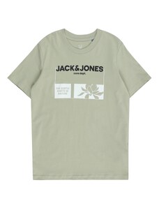 Jack & Jones Junior Μπλουζάκι πράσινο παστέλ / μαύρο / λευκό