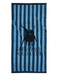 Greenwich Polo Club Πετσέτα Θαλάσσης Logo Ρίγες 90x180εκ