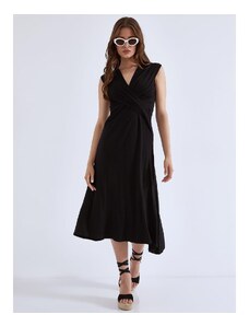 Celestino Φόρεμα σταυρωτό με ανοιχτούς ώμους μαυρο για Γυναίκα