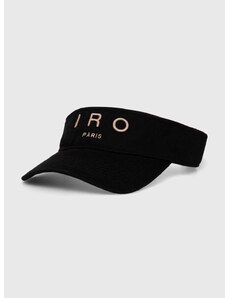 Βαμβακερό καπέλο IRO χρώμα: μαύρο