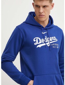 Μπλούζα Nike Los Angeles Dodgers χρώμα: μοβ, με κουκούλα