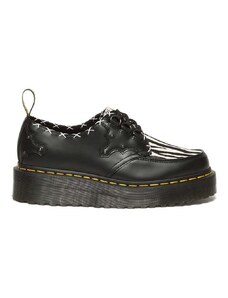 Δερμάτινα κλειστά παπούτσια Dr. Martens Ramsey Quad 3i χρώμα: μαύρο, DM31679195