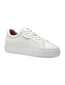 Tamaris White Ανδρικά Ανατομικά Δερμάτινα Sneakers Λευκά (1-13601-42 100)