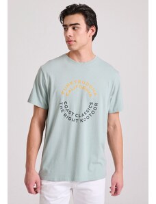 FUNKY BUDDHA T-shirt με text artwork τύπωμα στο στήθος