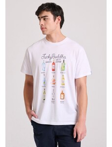 FUNKY BUDDHA T-shirt με weekly plan τύπωμα