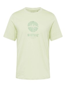 MUSTANG Μπλουζάκι 'Austin' μοσχολέμονο / πράσινο παστέλ