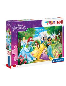 Clementoni Παιδικό Παζλ Maxi Super Color Πριγκίπισσες 60 τμχ