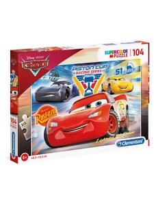 Clementoni Παιδικό Παζλ Super Color Cars: Piston Cup Legends 104 τμχ