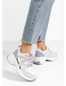 Zapatos Sneakers με πλατφόρμα Daya V2 λευκά