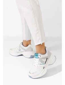 Zapatos Sneakers με πλατφόρμα Daya λευκά