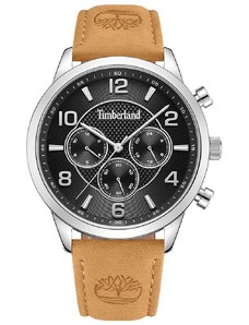 TIMBERLAND Managate TDWGF0042102 Dual Time Tampa Leather Strap