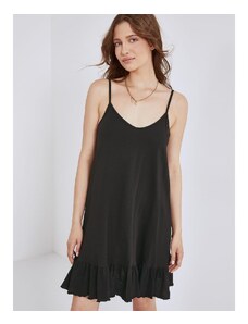Celestino Βαμβακερό mini φόρεμα μαυρο για Γυναίκα