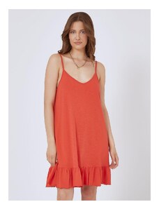 Celestino Βαμβακερό mini φόρεμα πορτοκαλι για Γυναίκα