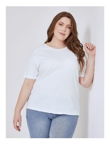 Celestino Ασύμμετρο t-shirt λευκο για Γυναίκα