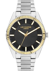 LEE COOPER Mens - LC07950.260, Silver case with Stainless Steel Bracelet