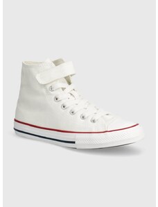 Παιδικά πάνινα παπούτσια Converse χρώμα: μαύρο