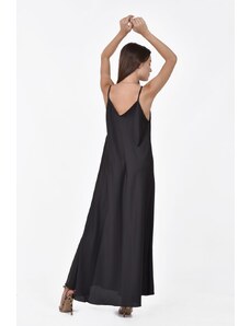 Enter Fashion Γυναικείο Φορεμα μακρύ σε στυλ Lingerie