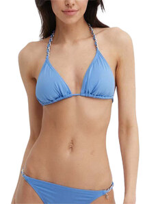 MICHAEL KORS Bikini Top String Chain Halter Straps MM7M039 484 blue berry