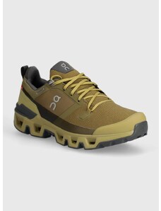 Παπούτσια On-running Cloudwander Waterproof χρώμα: πράσινο