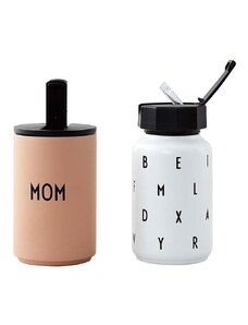Φλιτζάνι και μπουκάλι Design Letters Mom and Mini