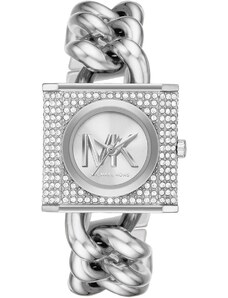 MICHAEL KORS MK Chain Lock Crystals - MK4718, Silver case with Stainless Steel Bracelet