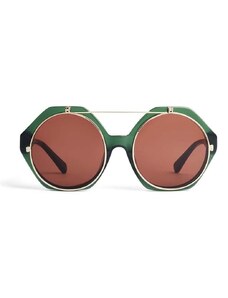 Παιδικά γυαλιά ηλίου Mini Rodini χρώμα: πράσινο
