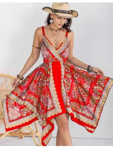 Creative Φόρεμα - κώδ. 24109 - 2 - πολύχρωμο
