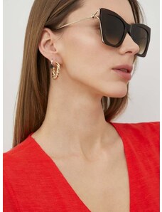 Γυαλιά ηλίου Alexander McQueen χρώμα: χρυσαφί