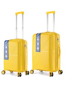 Βαλίτσα RCM 185 SET2 Μικρή+Μεσαία-yellow